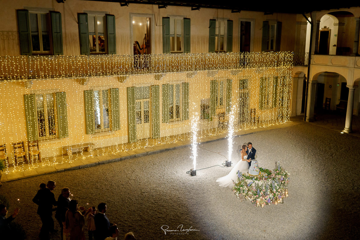 fontane luminose per taglio torta - wedding lights